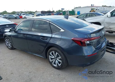 2025 Honda Civic Lx z USA, uszkodzony, nr VIN 2HGFE2F26SH596182